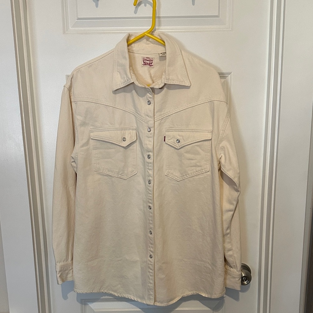 Levi's Off-White Jacket - image 1
